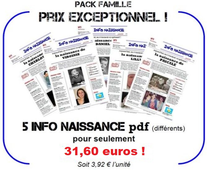 journal de naissance, journal anniversaire, Jour de Naissance